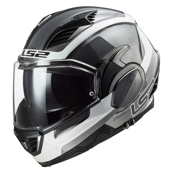 ls2 motorcycle modular helmets adult valiant ii graphic