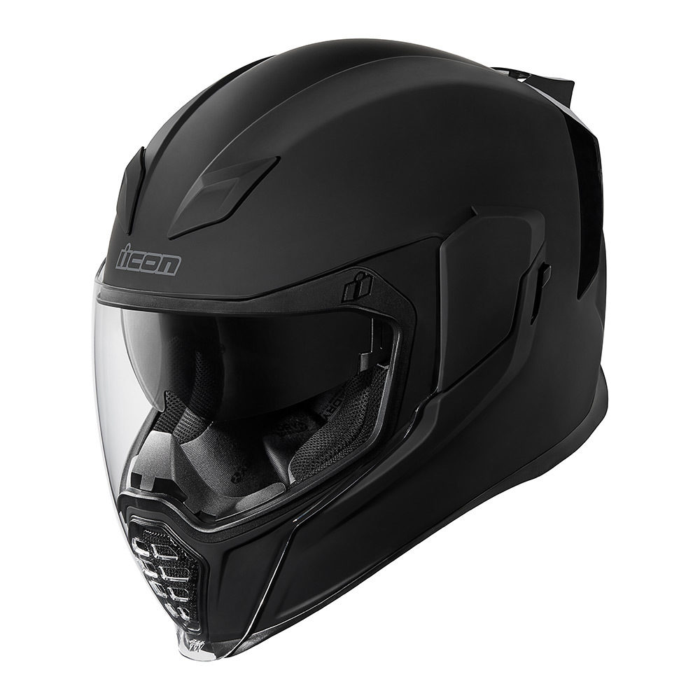 icon motorcycle full face helmets adult airflite rubatone