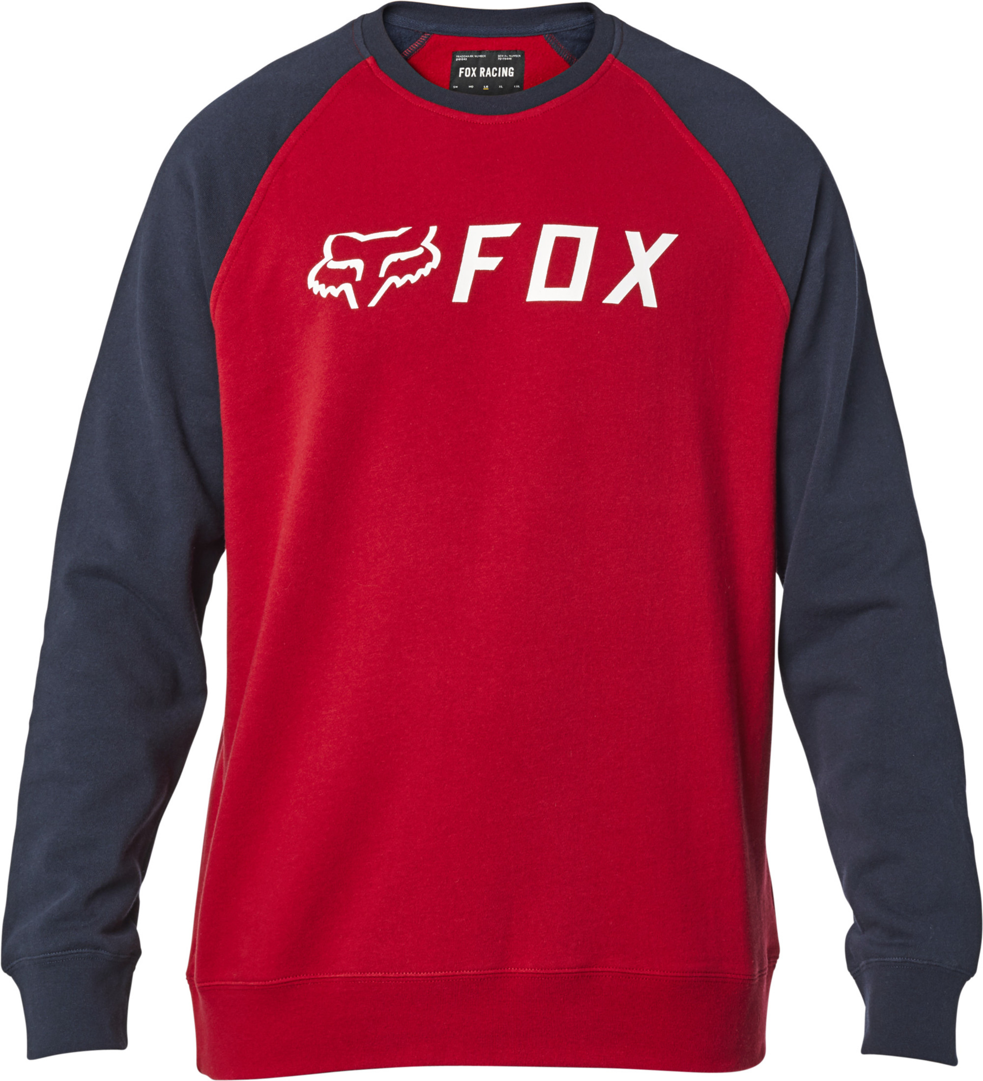 fox racing long sleeve shirts for men apex crew fleece