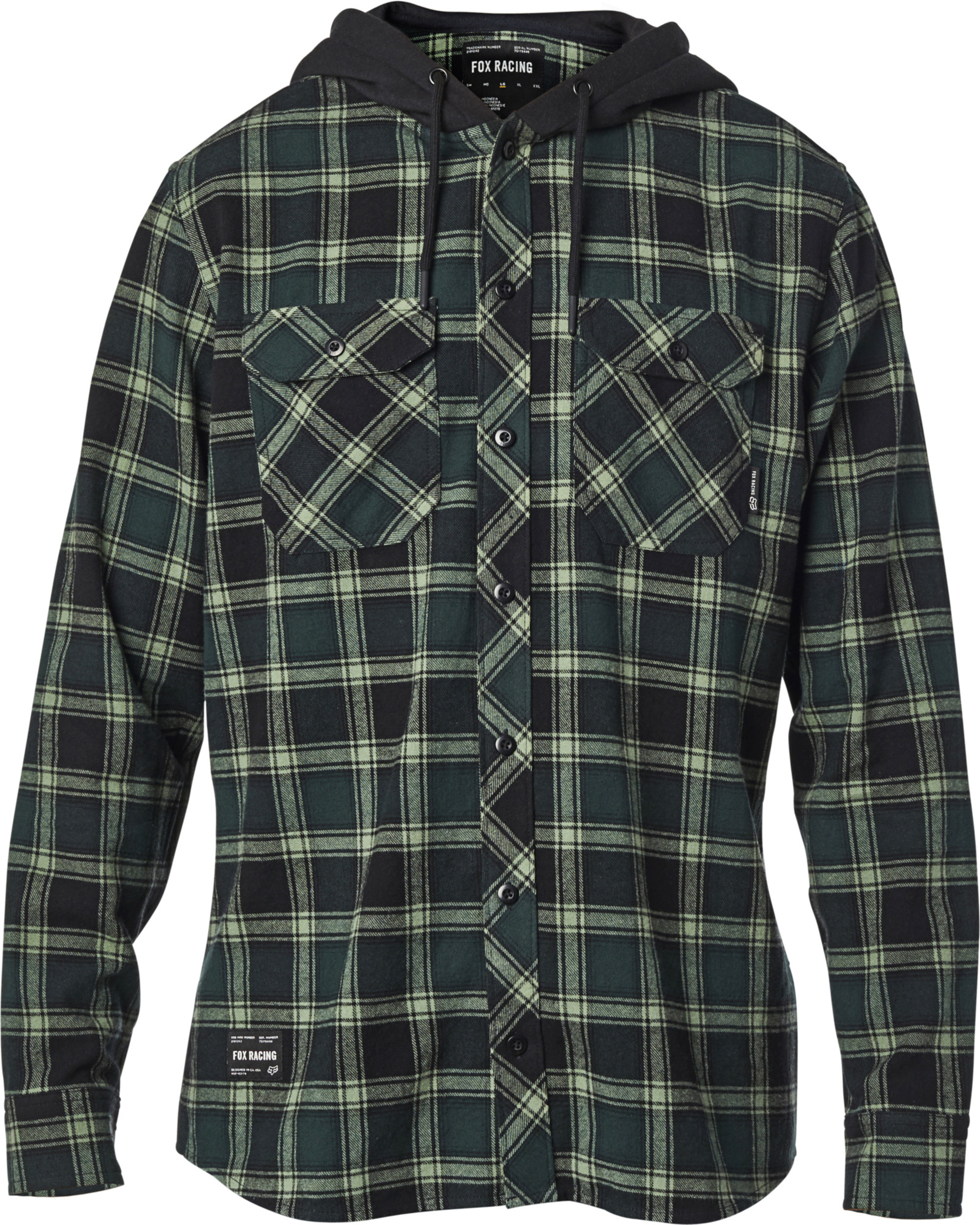 fox racing shirts for men avalon hooded flannel