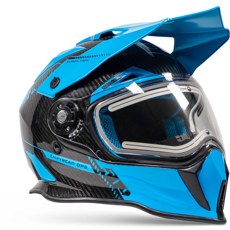 509 helmets adult delta r3 carbon fiber ignite electric shield - snowmobile