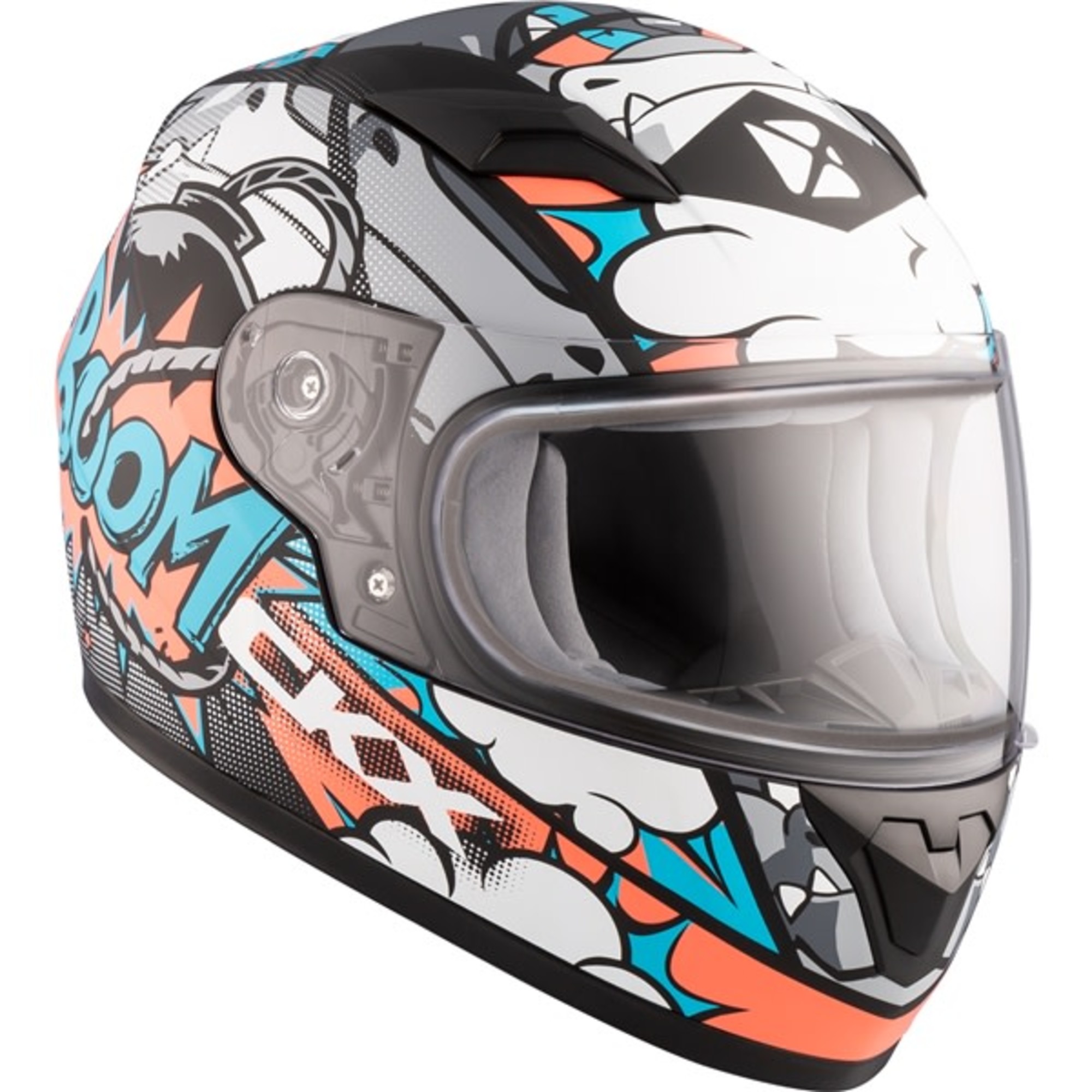 ckx dual shield full face helmets for kids rr519y vortix