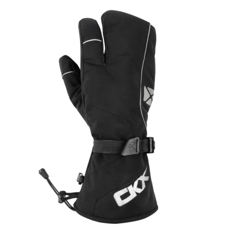 ckx gloves adult throttle 3 fingers mitts - snowmobile
