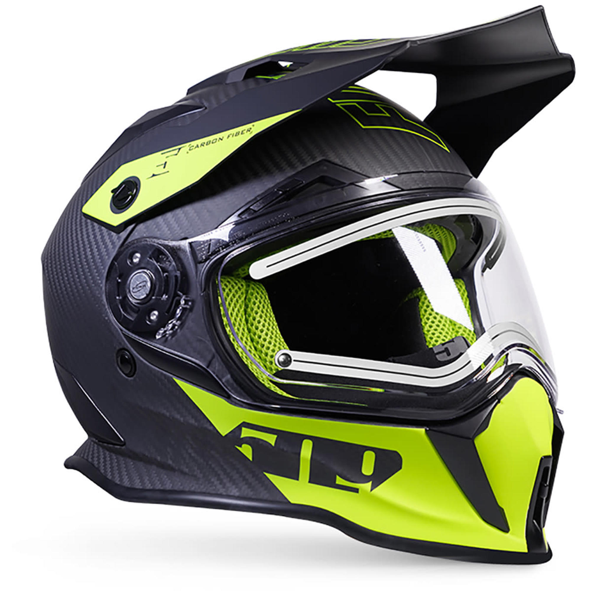 509 electric shield full face helmets adult delta r3 carbon fiber ignite