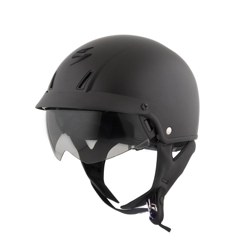 scorpion open face helmets adult exo c110 solid