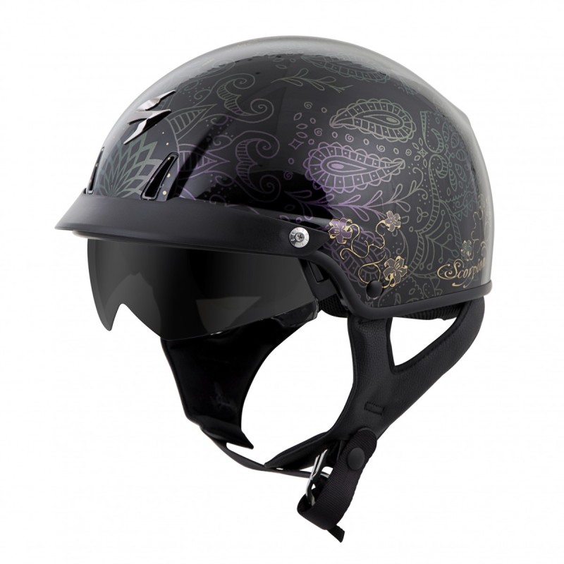 scorpion helmets adult exo c110 azalea open face - motorcycle