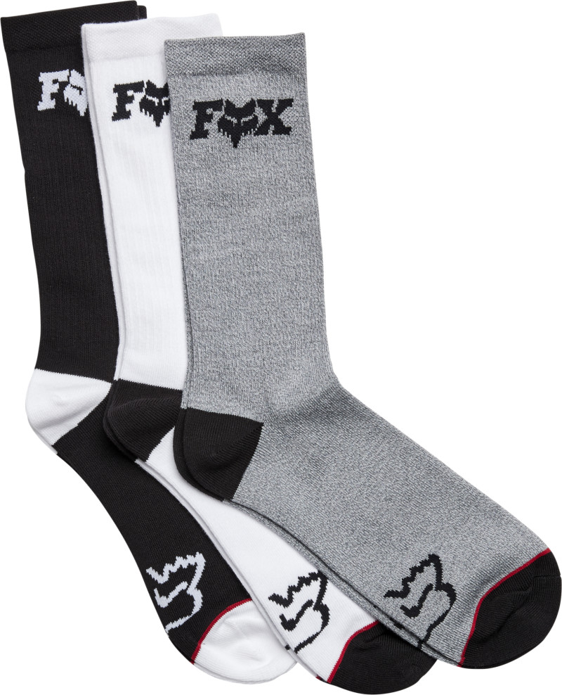 fox racing socks  fheadx crew (3 pack) socks - casual