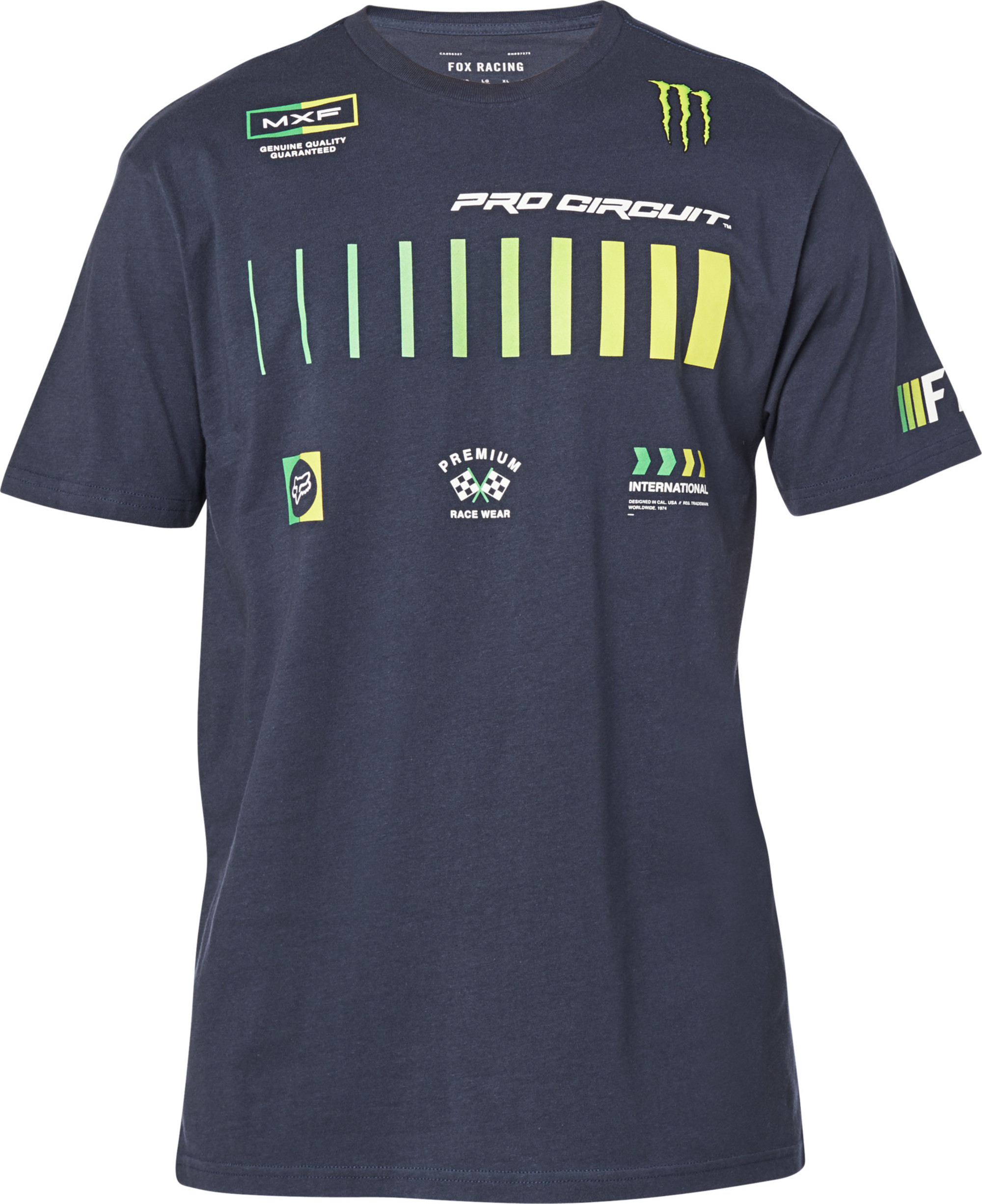fox racing t-shirt shirts for men premium pro circuit