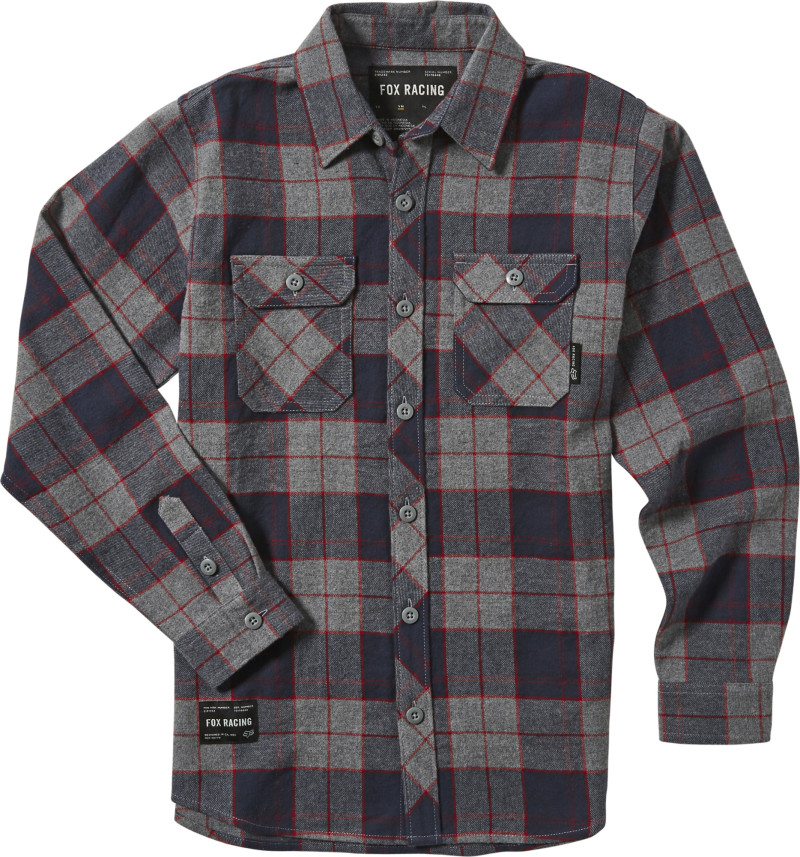 fox racing shirts  traildust flannel shirts - casual