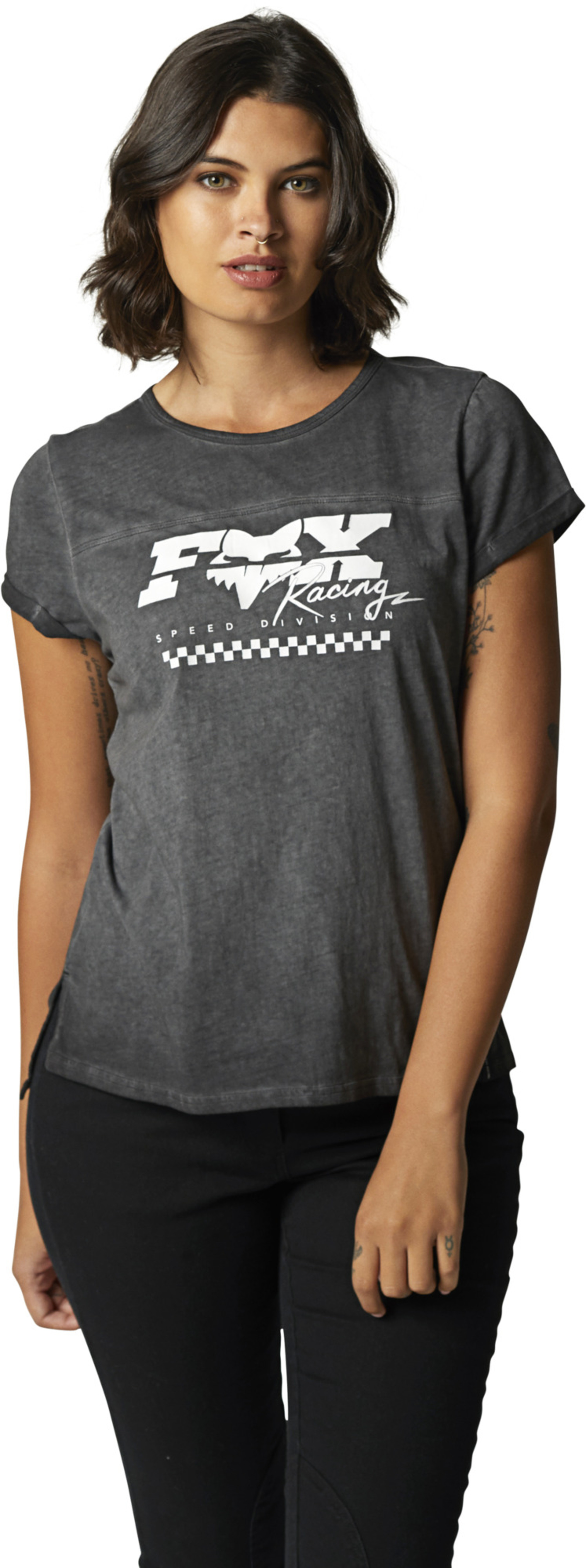fox racing t-shirt shirts for womens crater