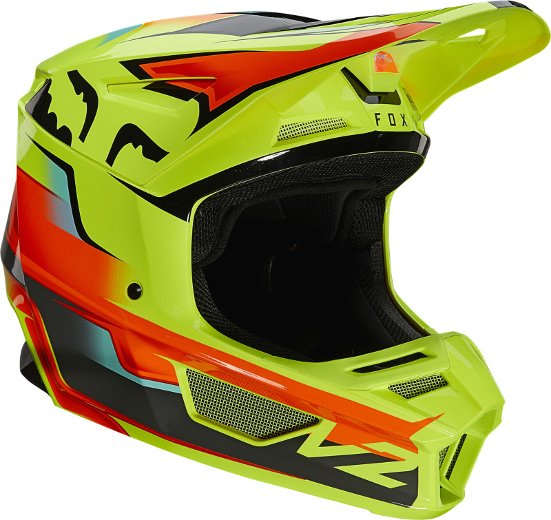 fox racing helmets adult v2 leen helmets - dirt bike