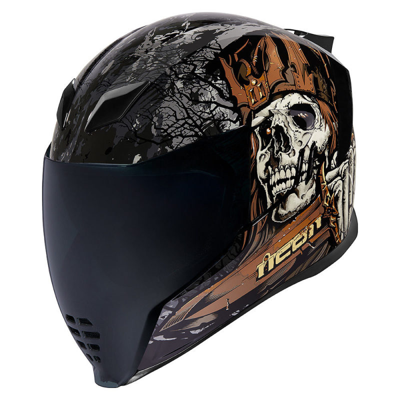 icon helmets adult airflite uncle dave full face - motorcycle