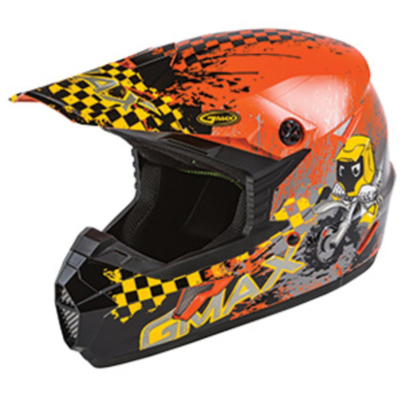 g-max helmets   mx46y anim8 helmets - dirt bike