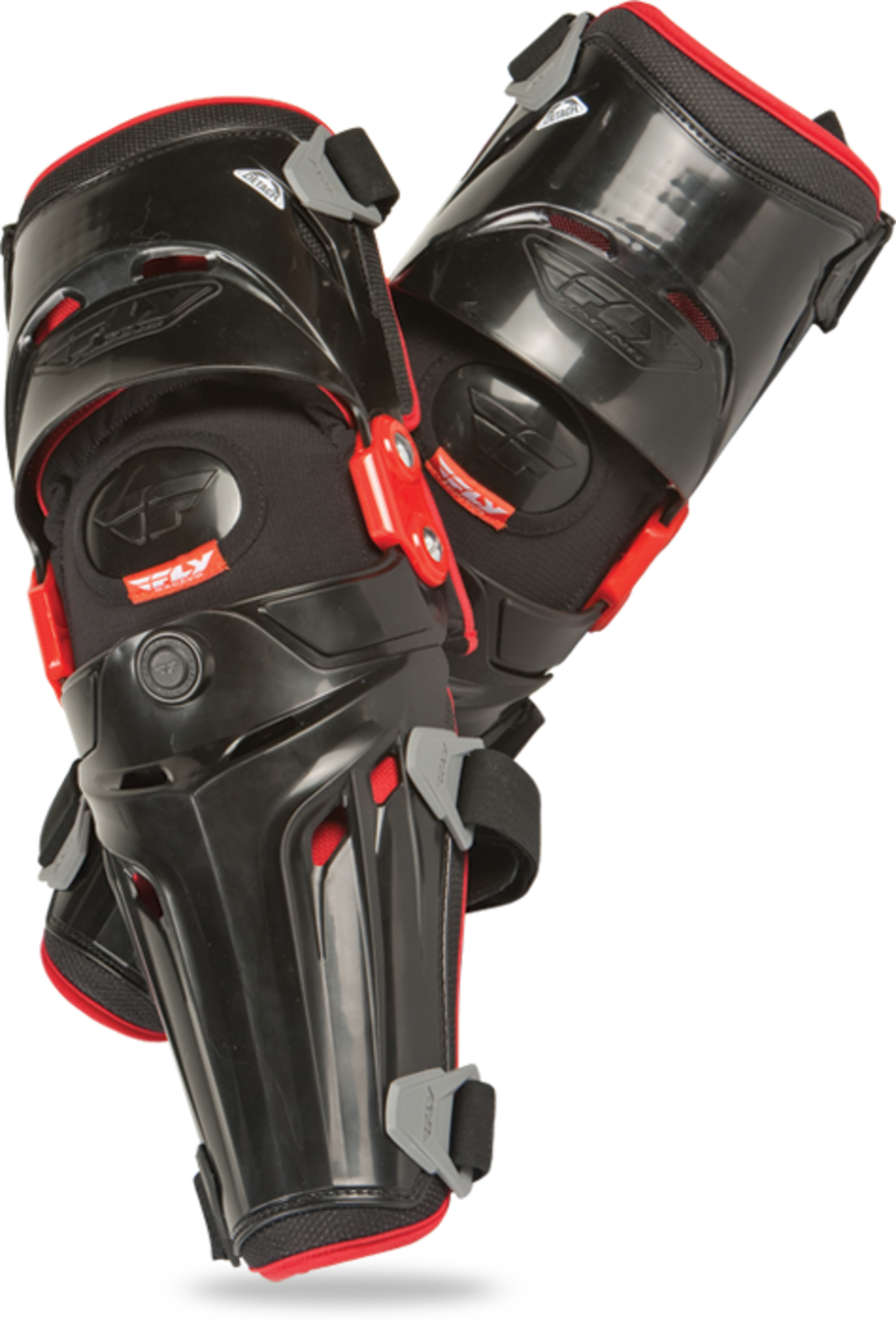 motocross protections protège-genoux & tibias par fly racing adult 5 pivot knee