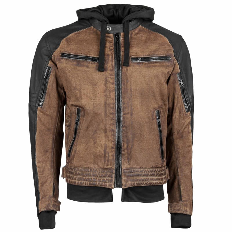 speed and strength jackets  straight savage leather - motorcycle