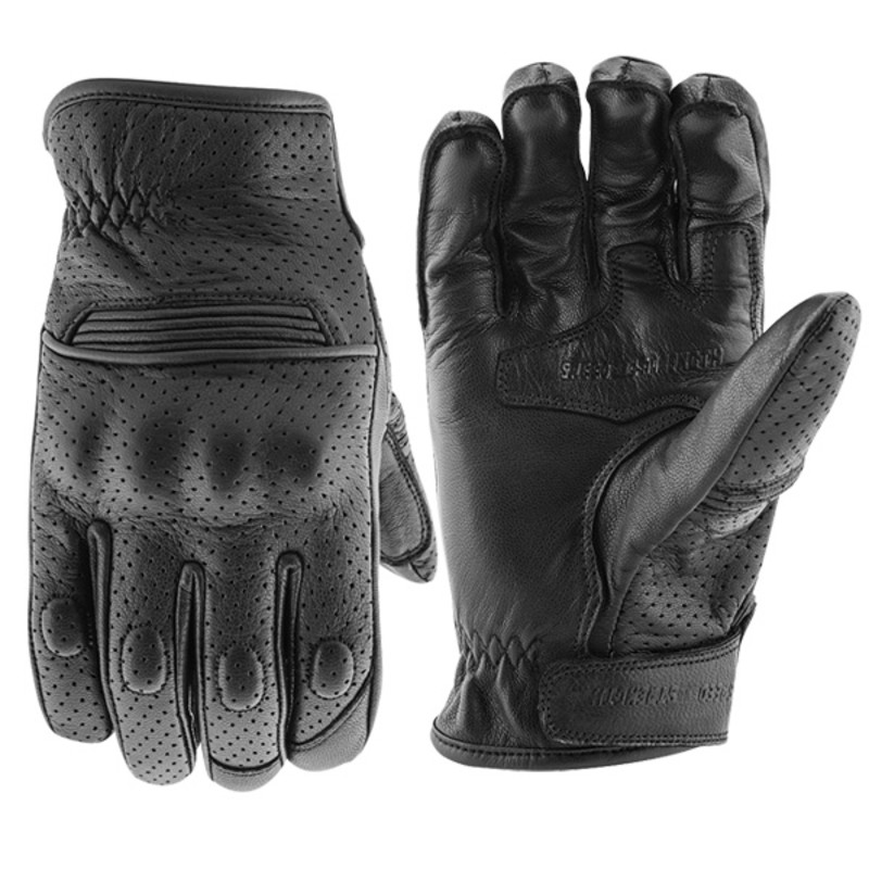 speed and strength gloves  straight savage leather - motorcycle