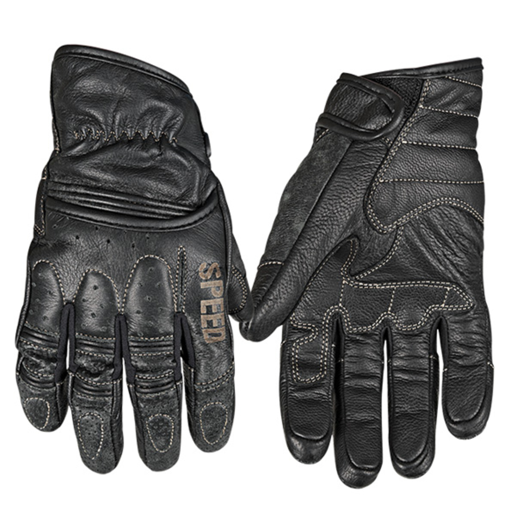 speed and strength leather gloves for men rust redemption
