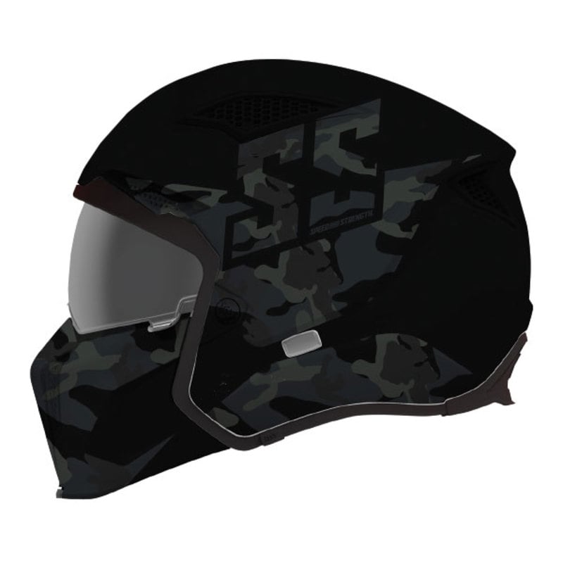 speed and strength helmets adult ss2400 call to arms open face - motorcycle