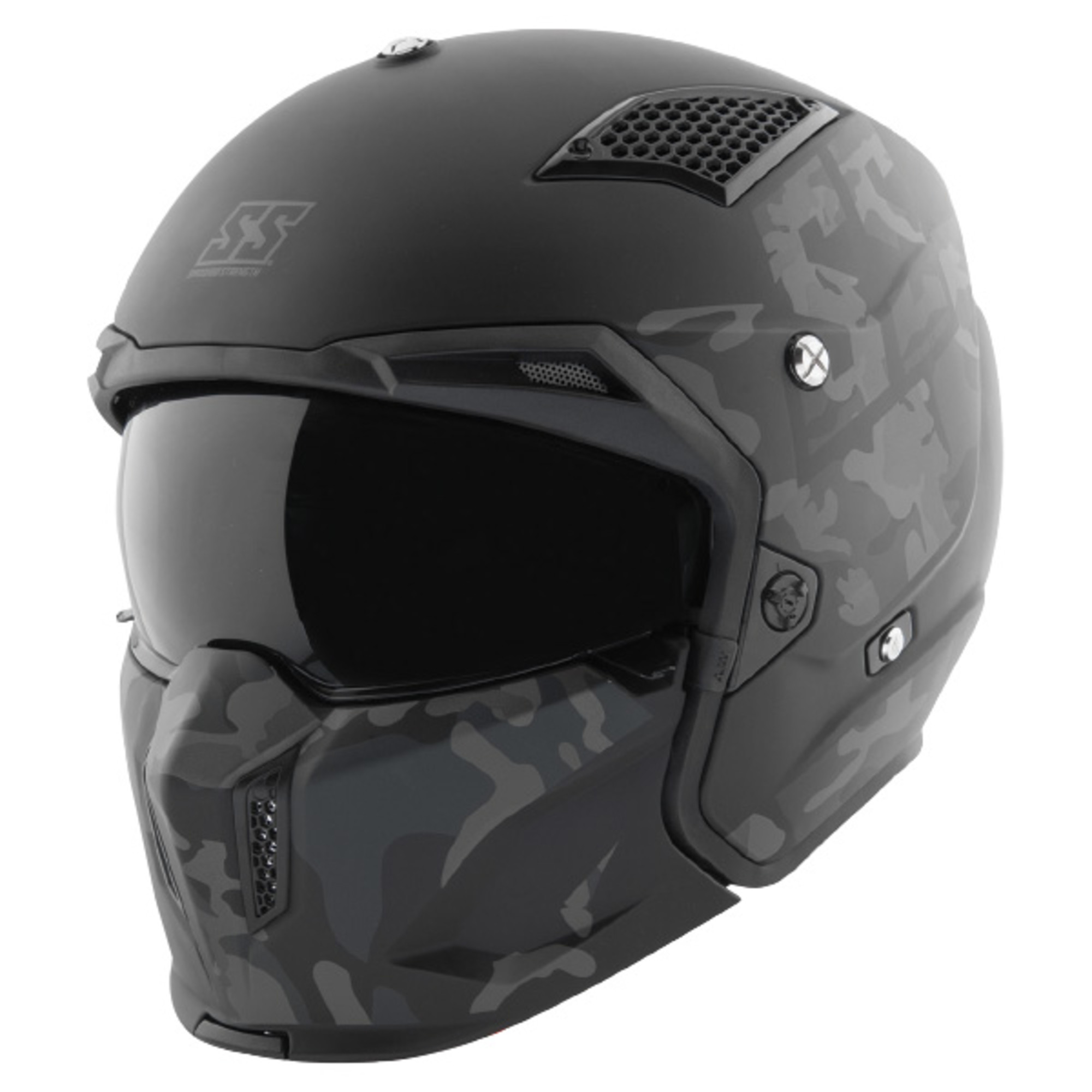 speed and strength open face helmets adult ss2400 call to arms