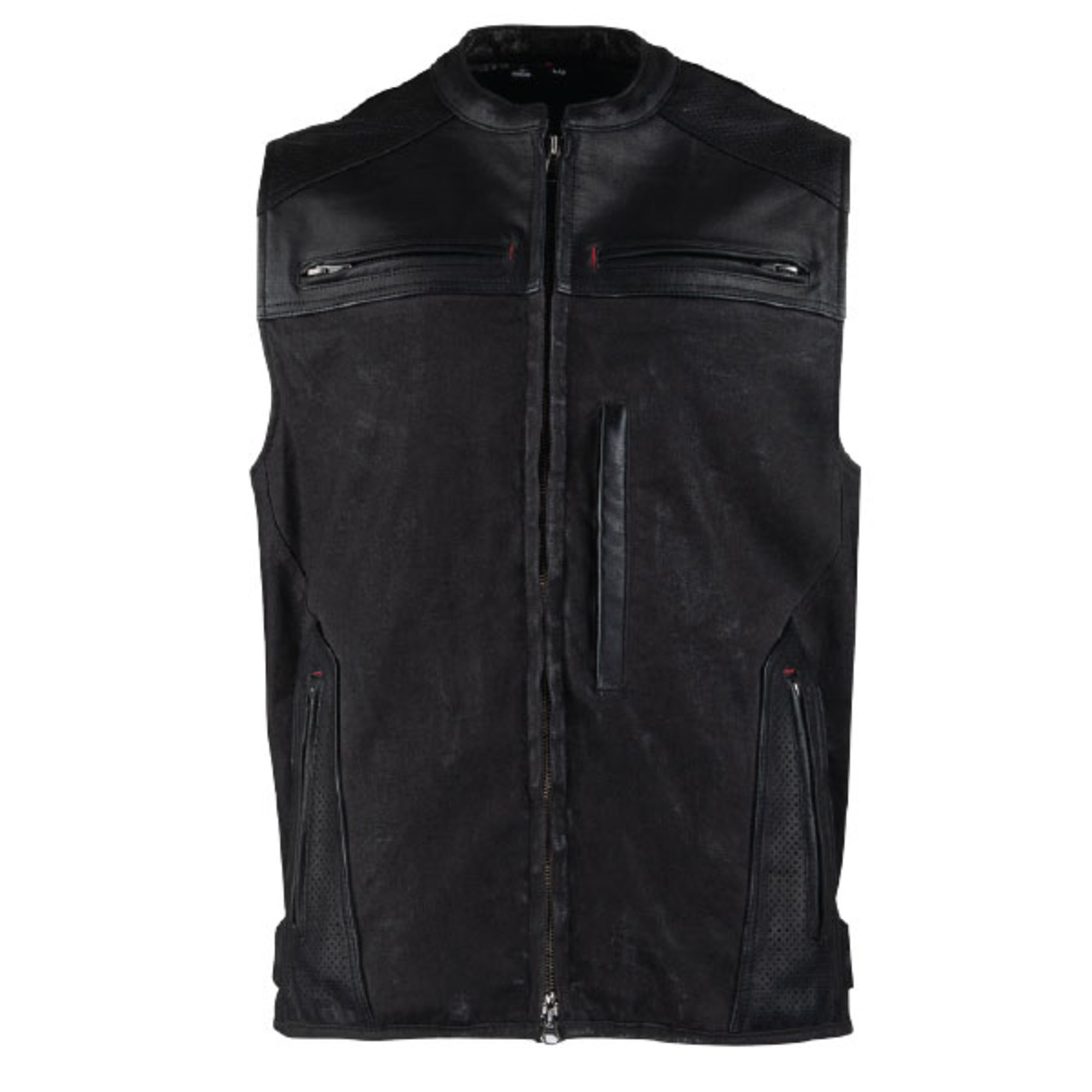 moto vestes par speed and strength men tough as nails leather & waxed