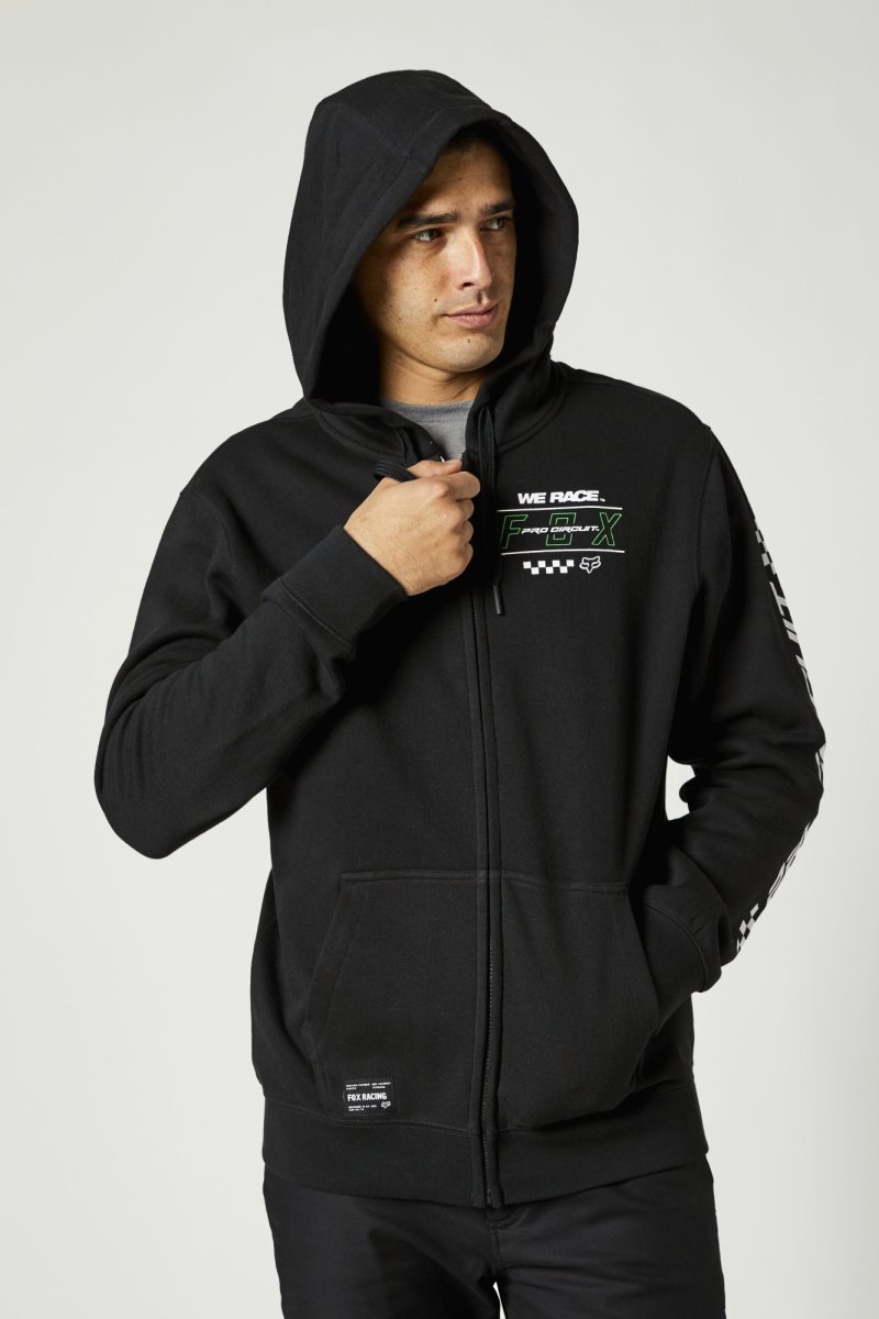 fox racing hoodies  pc fox zip fleece hoodies - casual