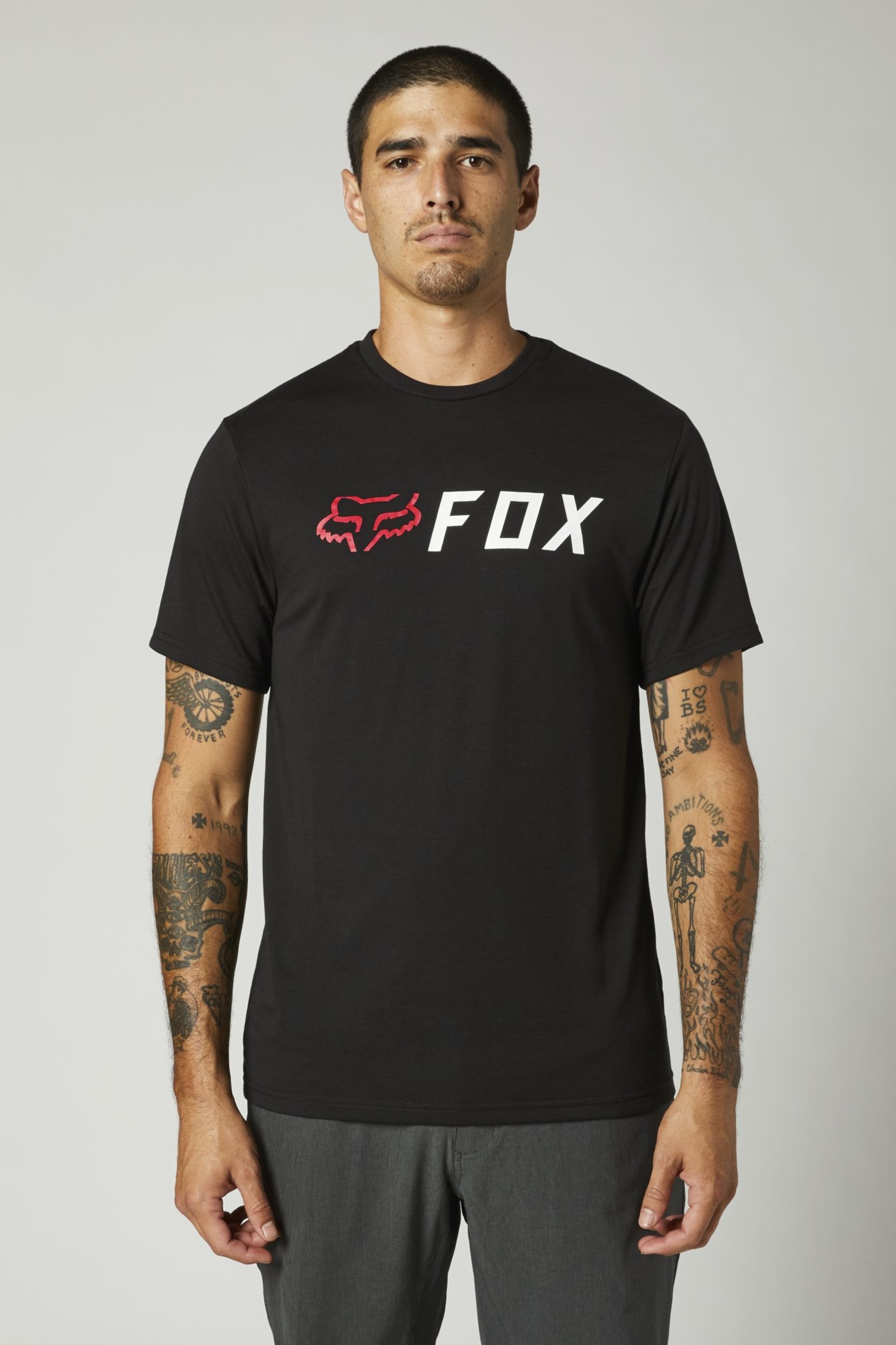 mode hommes chandails t-shirts par fox racing men apex tech