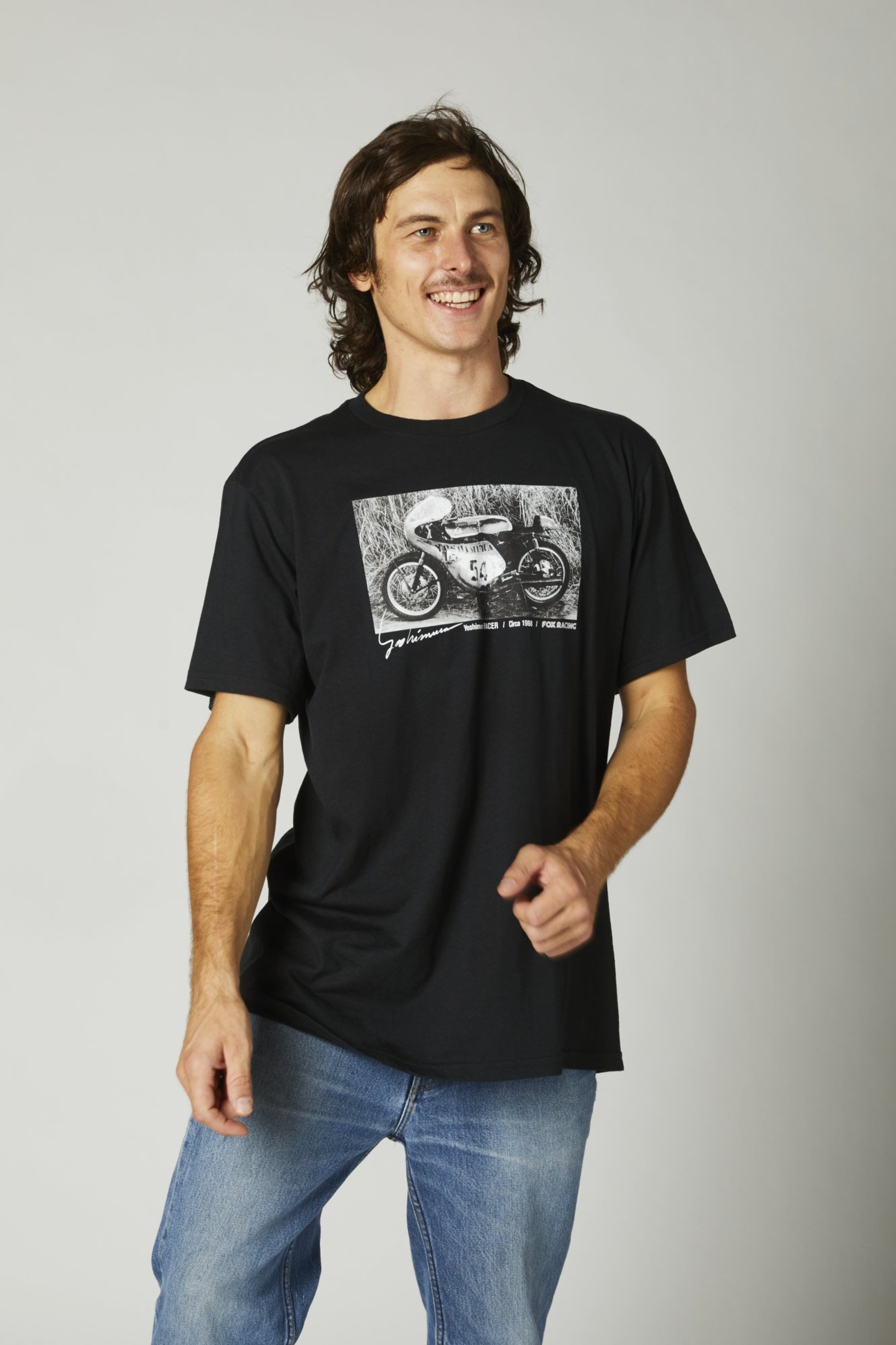 fox racing t-shirt shirts for men yoshimura racer profile