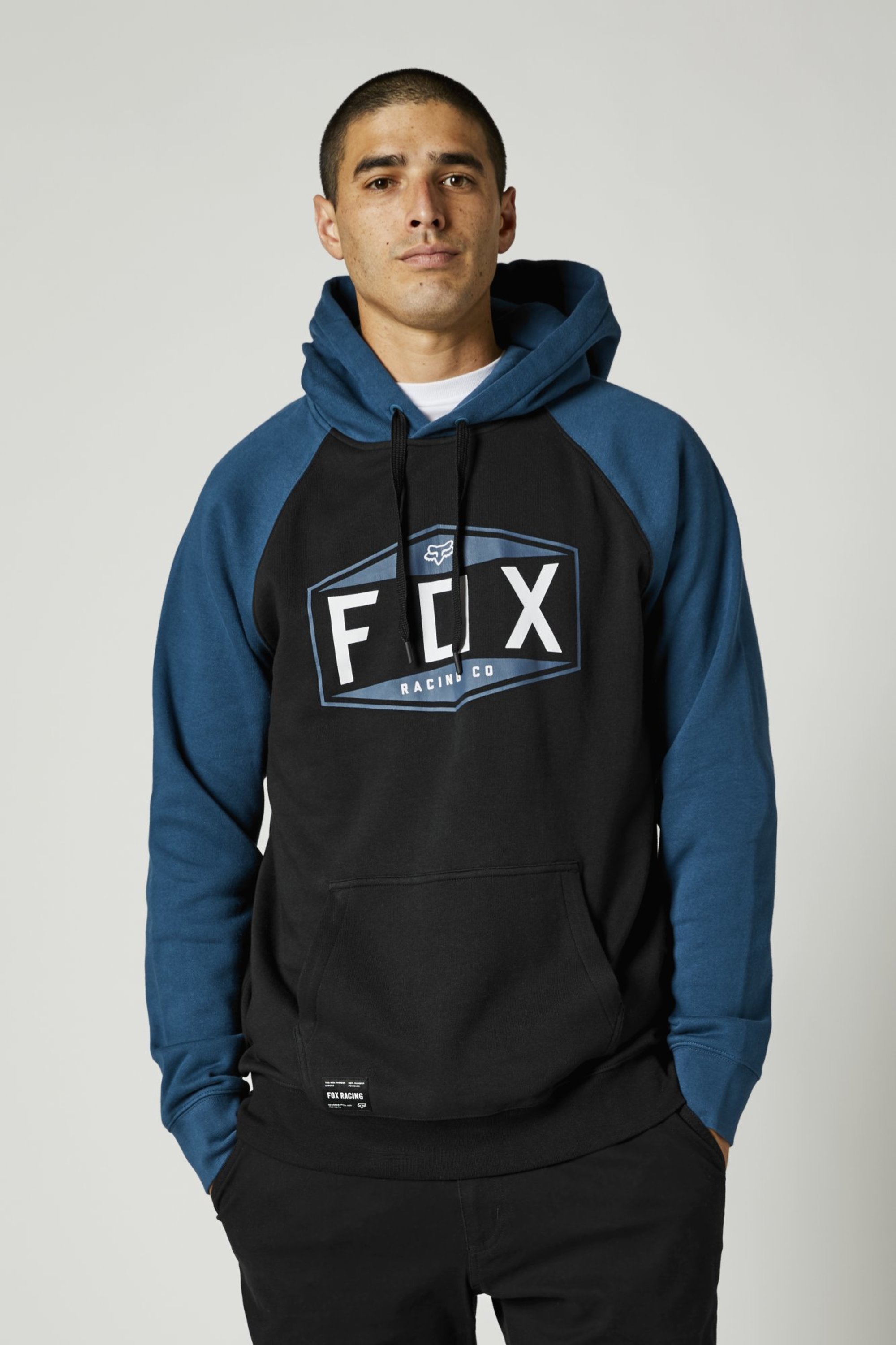 fox racing hoodies for mens men emblem raglan pullover fleece