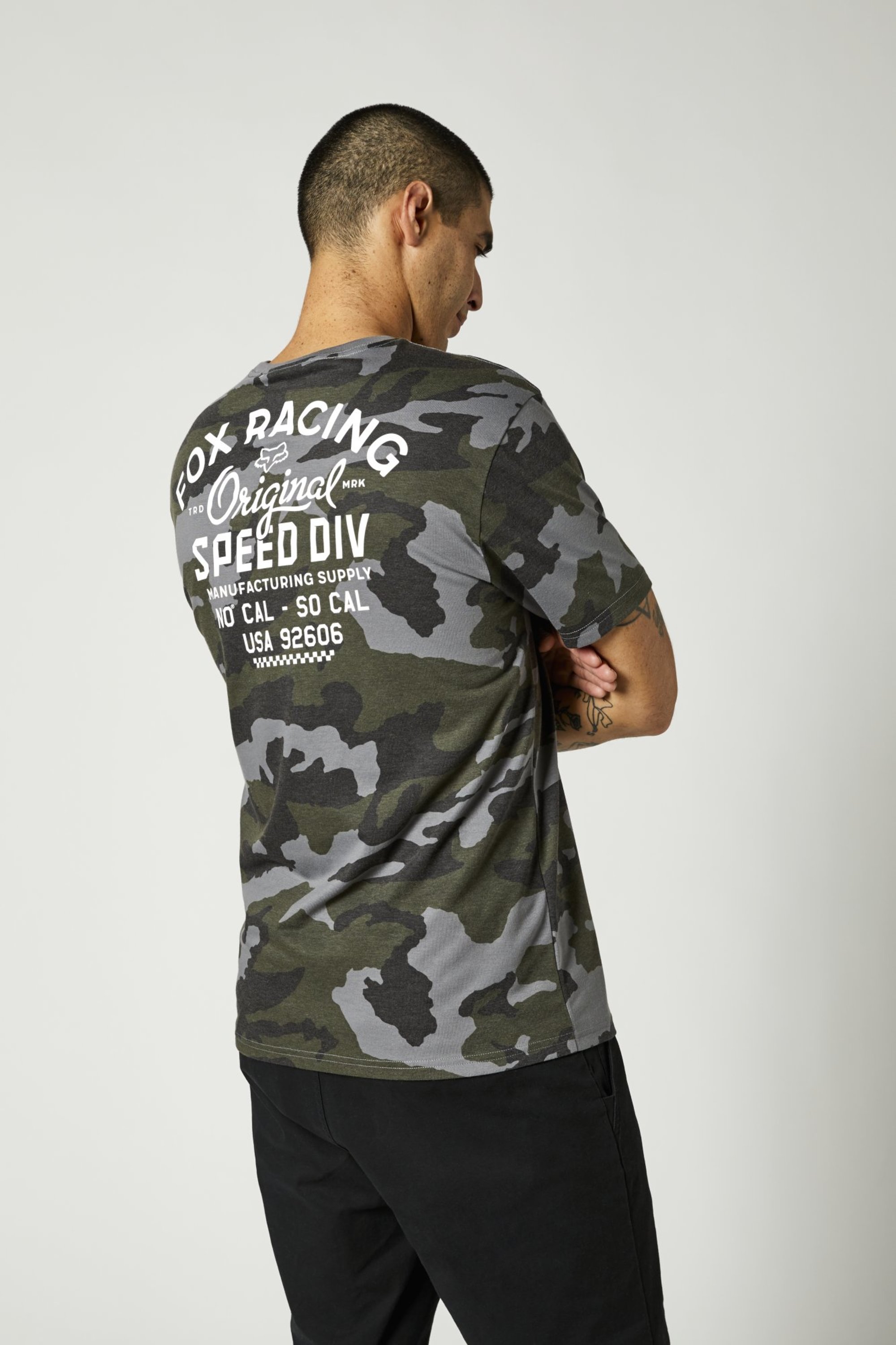 fox racing t-shirt shirts for men og camo tech