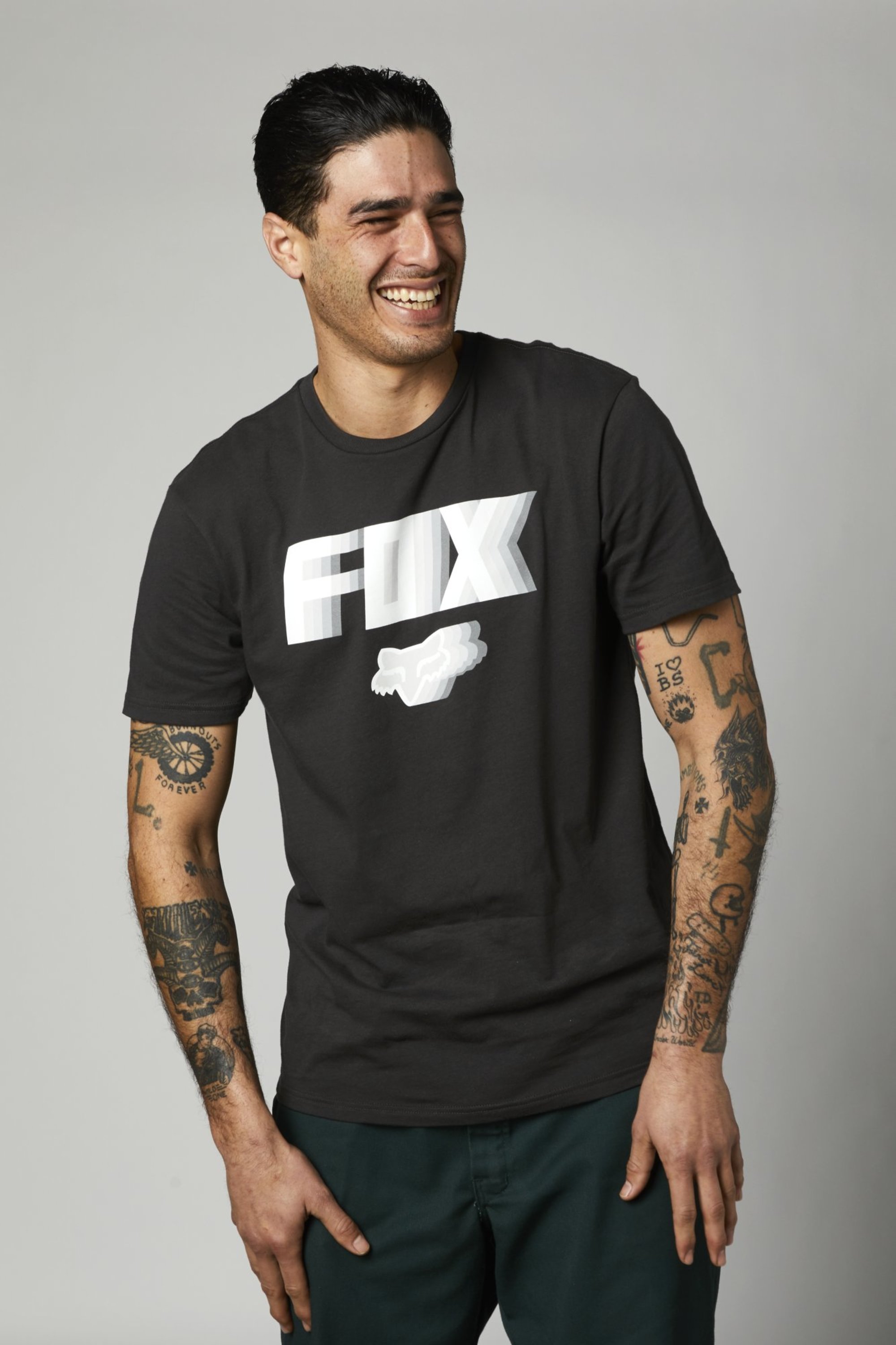 fox racing t-shirt shirts for men side swipe premium