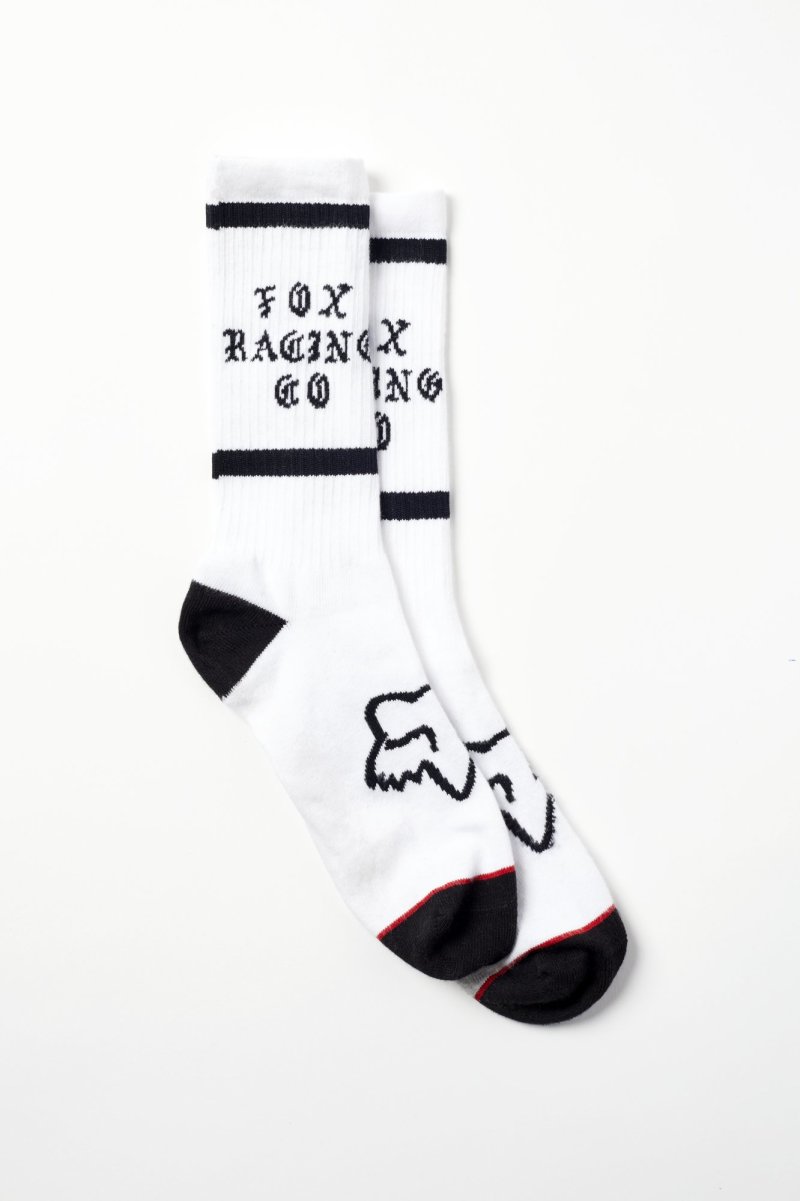 fox racing socks  top coat crew socks - casual