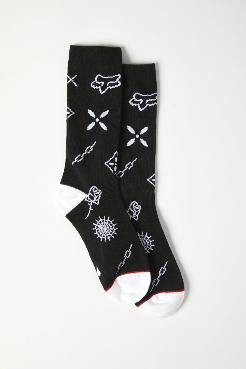 fox racing socks  decrypted crew socks - casual