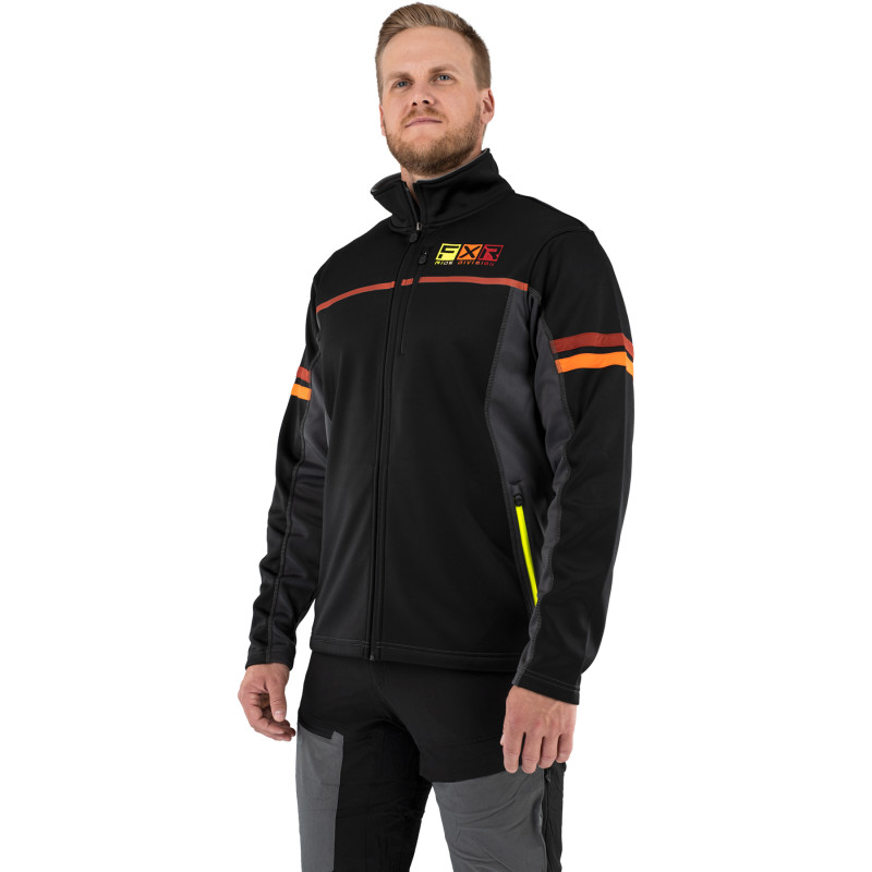fxr racing jackets  elevation tech zip-up jackets - casual