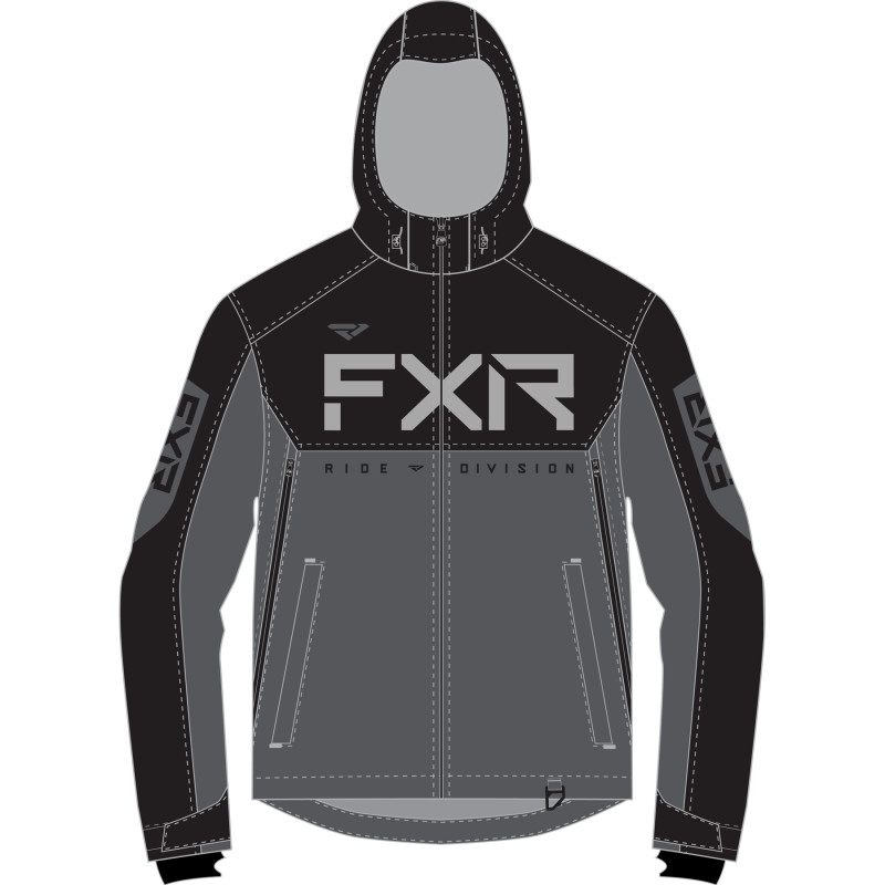 fxr racing jackets  helium ride softshell jackets - casual
