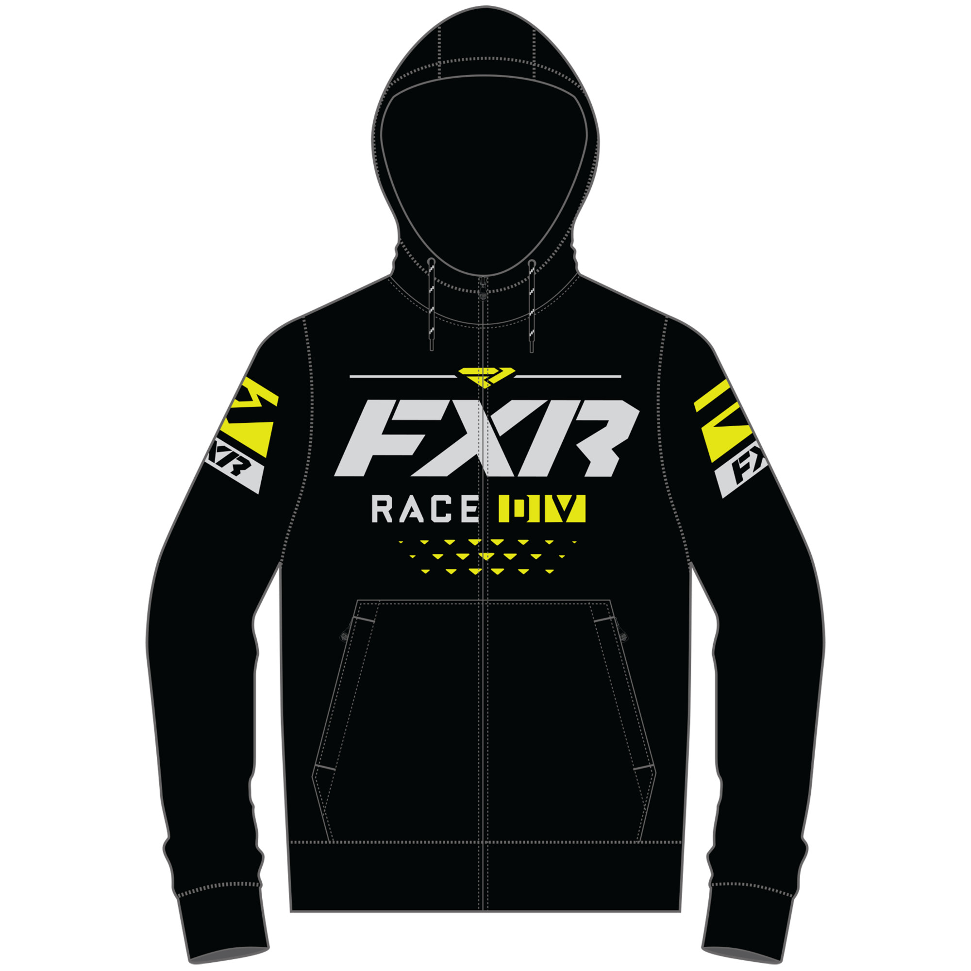 mode hommes manteaux par fxr racing men race division tech hoodie