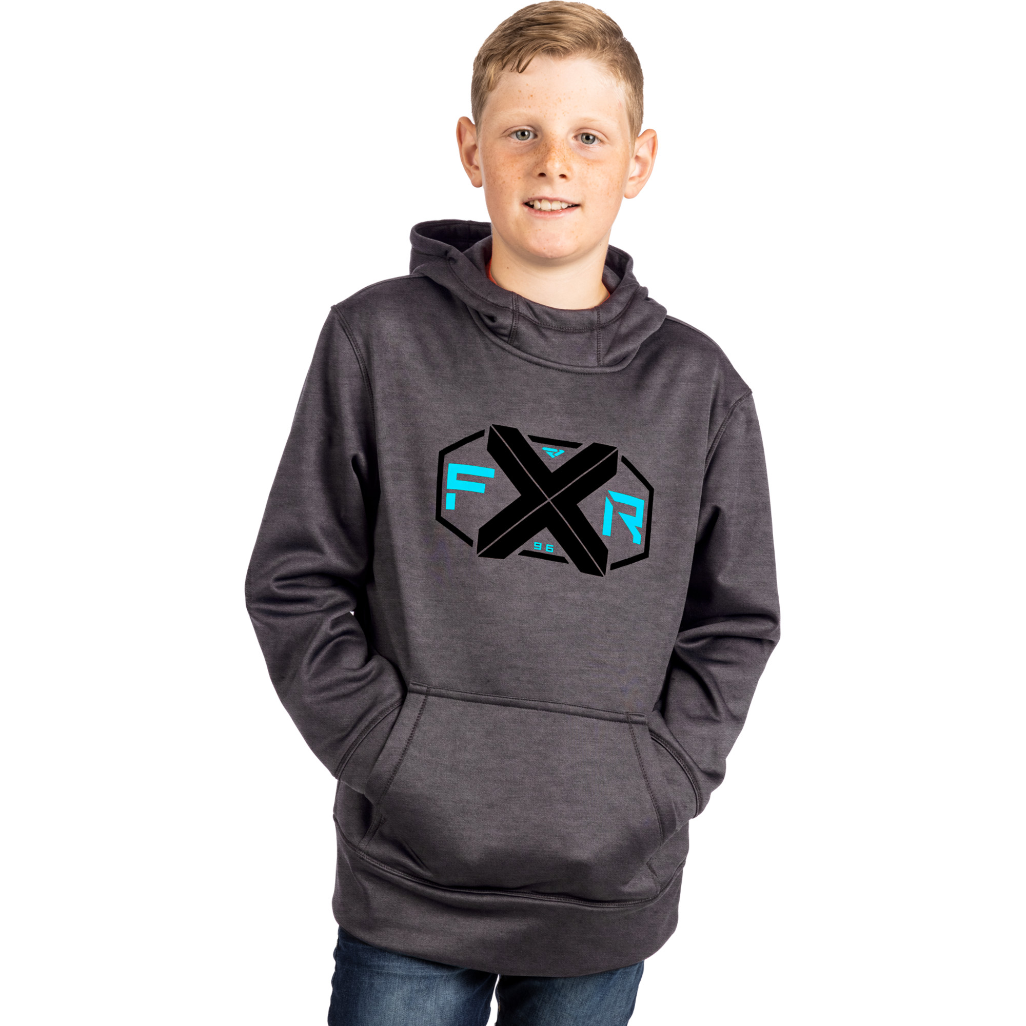 fxr racing hoodies kids for maverick tech pullover