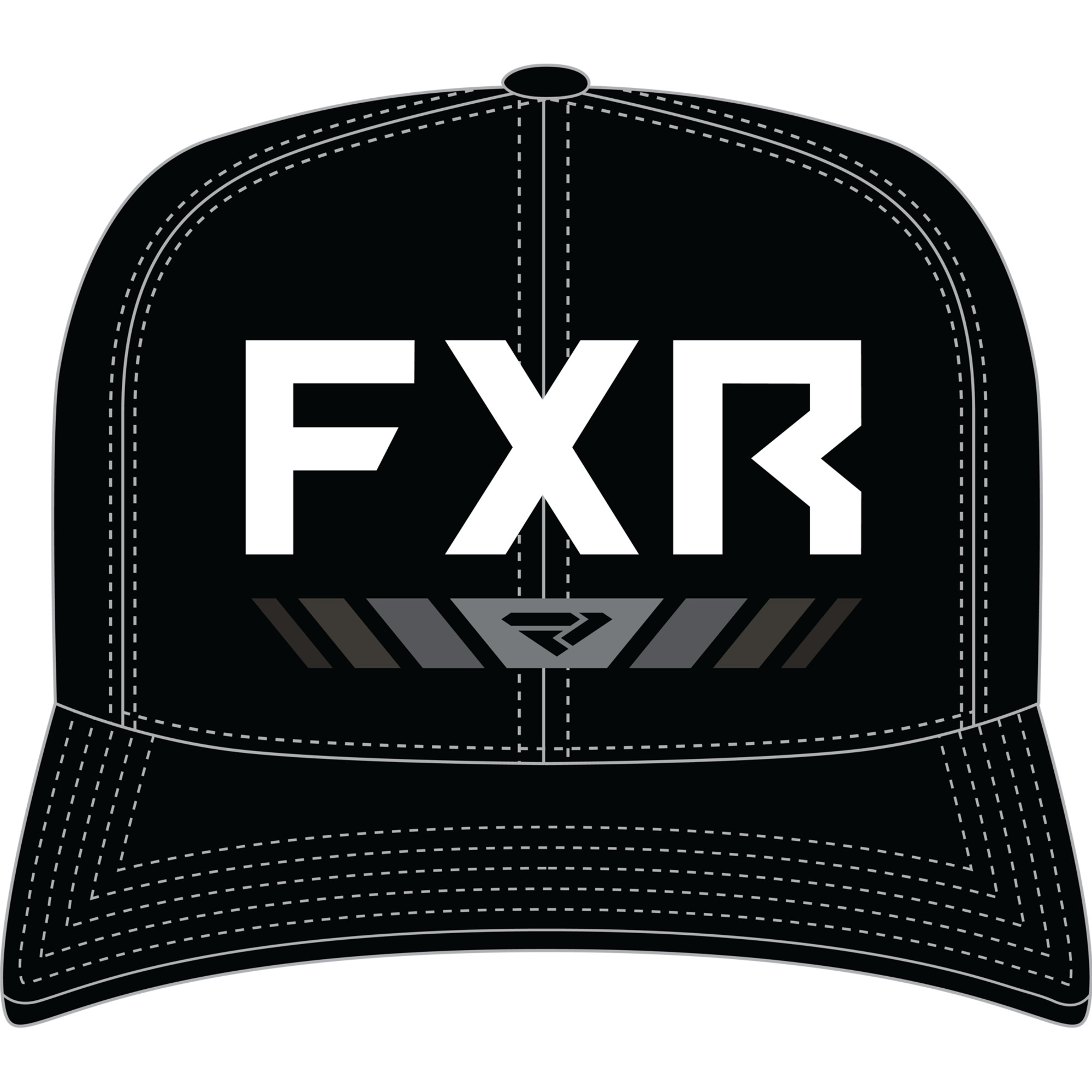 fxr racing flexfit hats adult podium