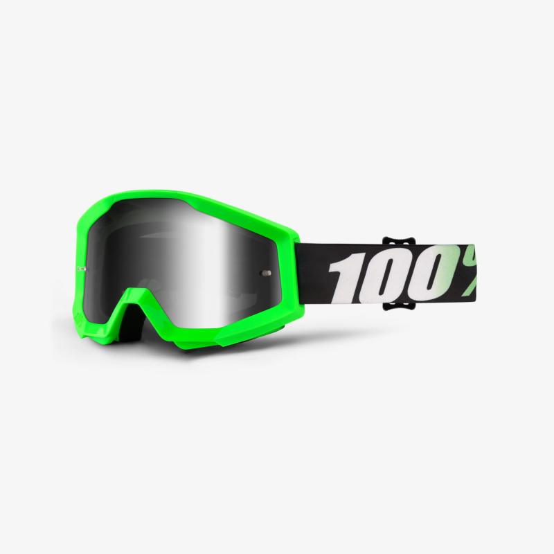 100% goggles adult strata  mirror goggles - dirt bike