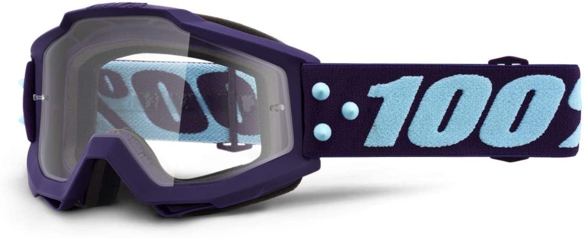 motocross lunettes & lentilles par 100% pour enfants accuri clear
