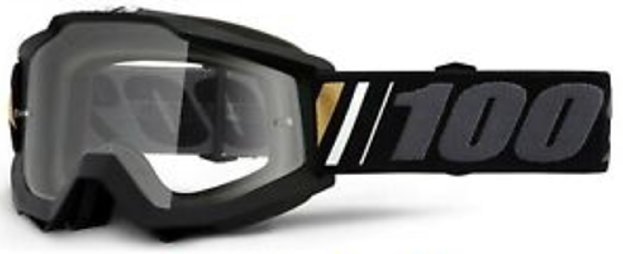 motocross lunettes & lentilles par 100% adult accuri clear