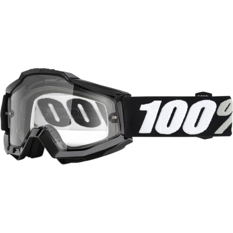 100% goggles adult accuri enduro clear goggles - dirt bike