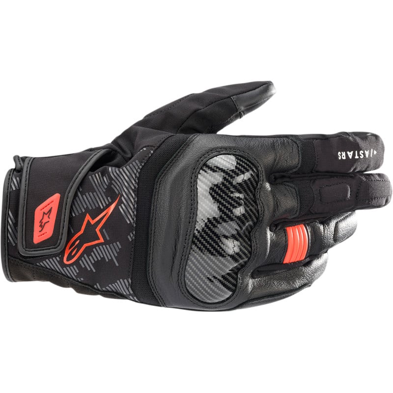 alpinestars gloves  smx z drystar leather - motorcycle