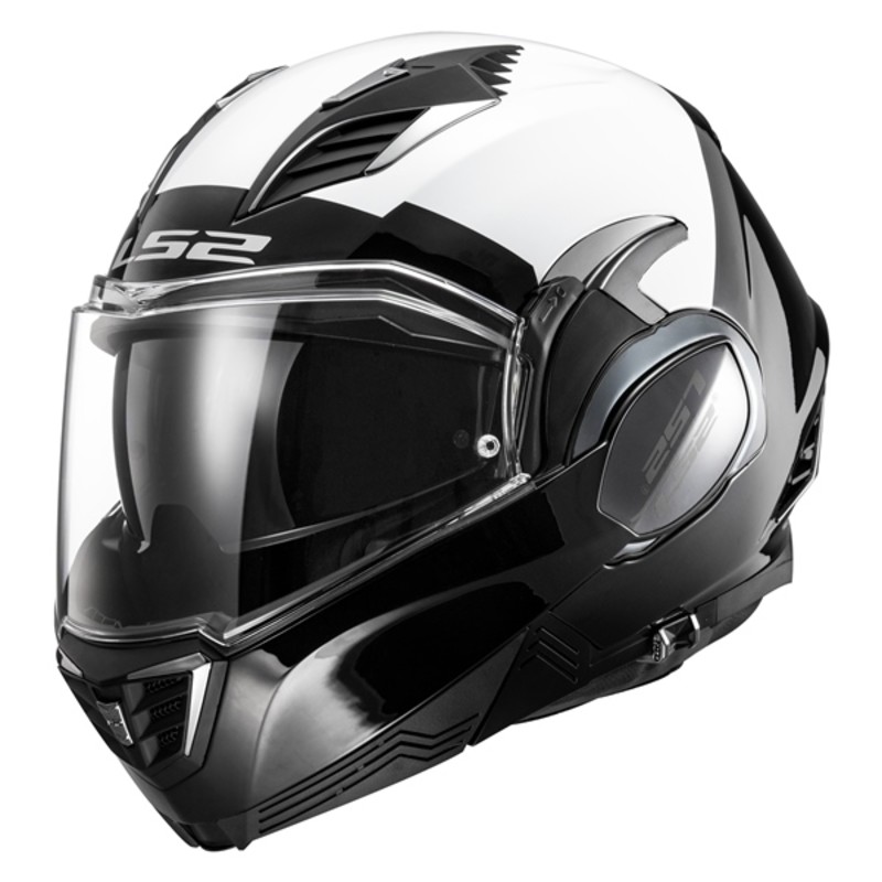 ls2 helmets adult valiant 2 police modular - motorcycle