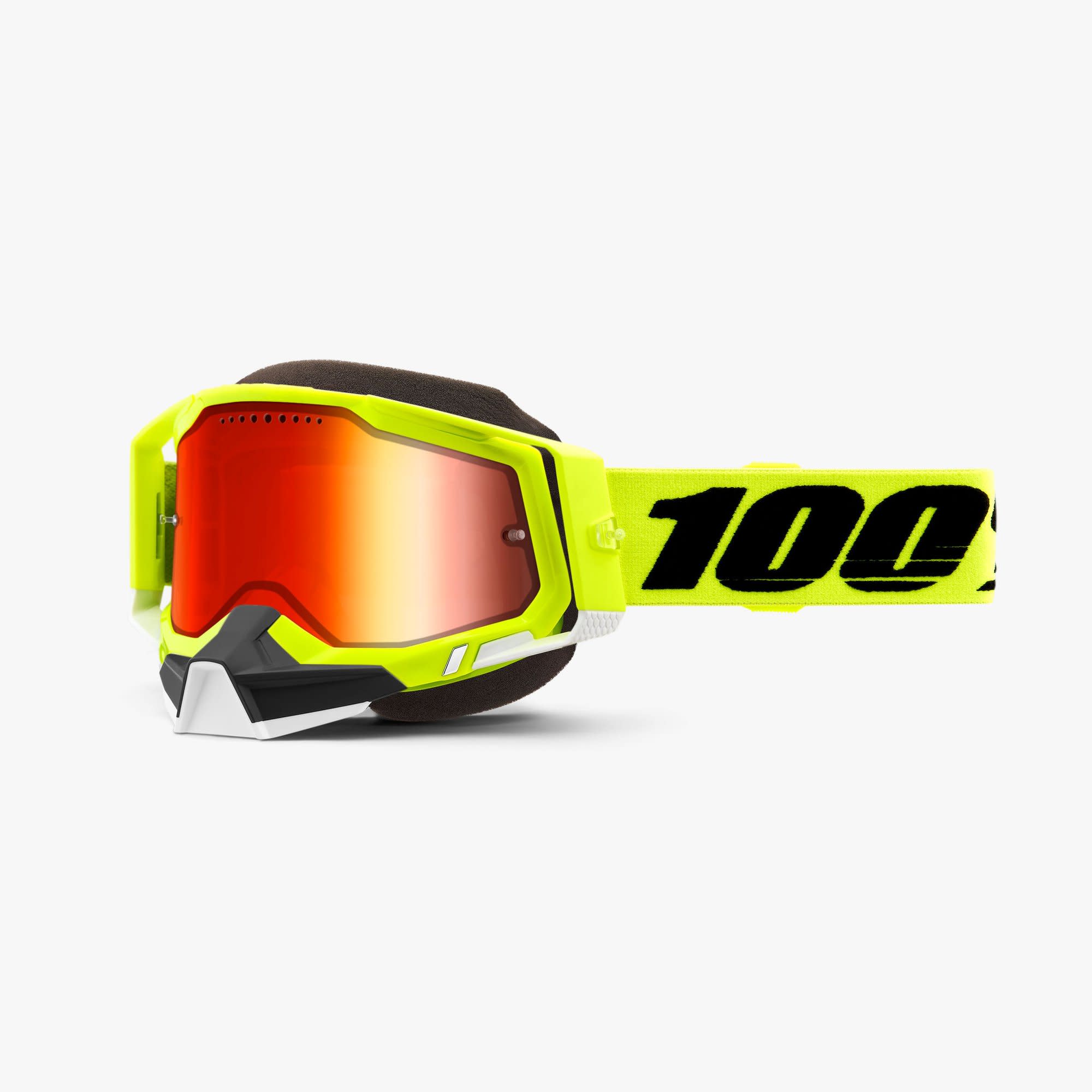 100 percent goggles lens adult racecraft 2 mirror