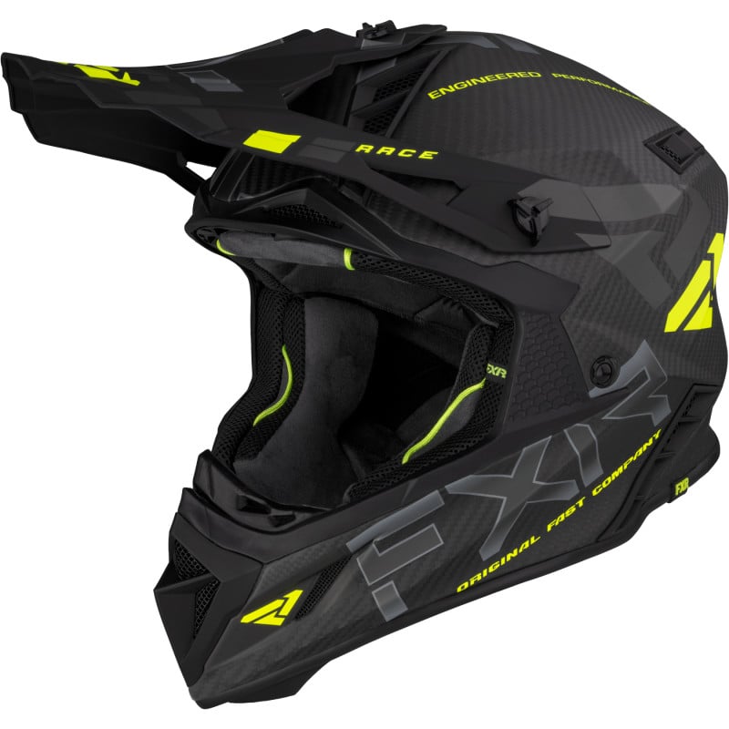 fxr racing helmets adult helium carbon helmets - dirt bike
