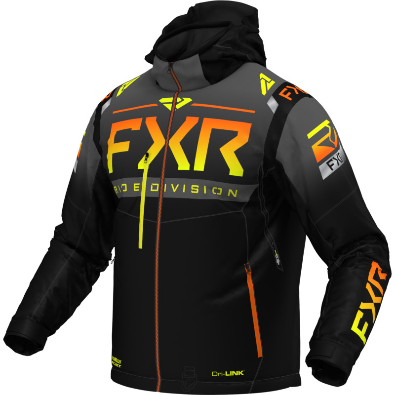 fxr racing jackets  helium x insulated - snowmobile