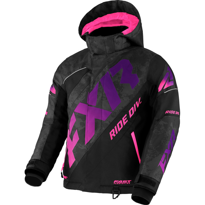 fxr racing insulated jackets for kids cx fast