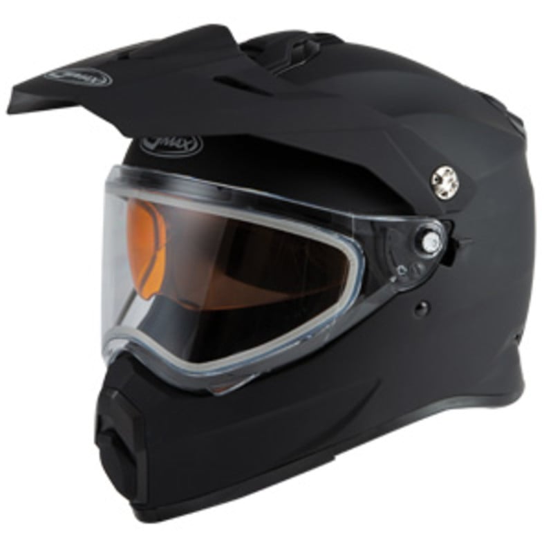 g-max helmets  at-21 adventure touring solid dual shield - snowmobile