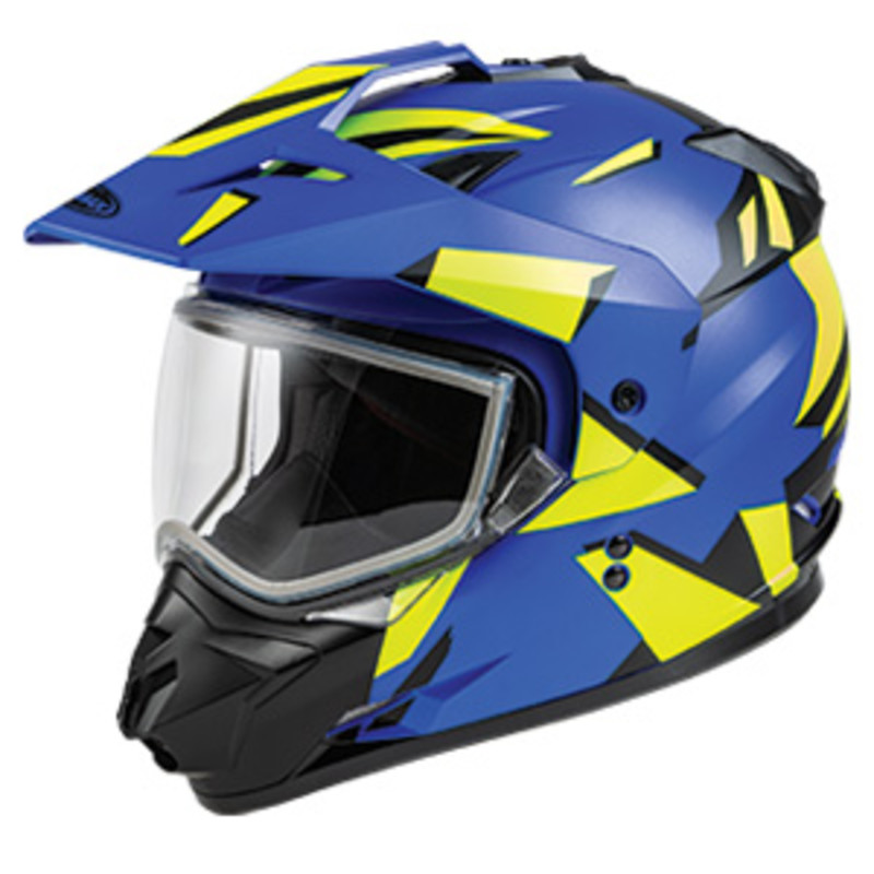 gmax electric shield full face helmets adult gm11 ripcord snocross