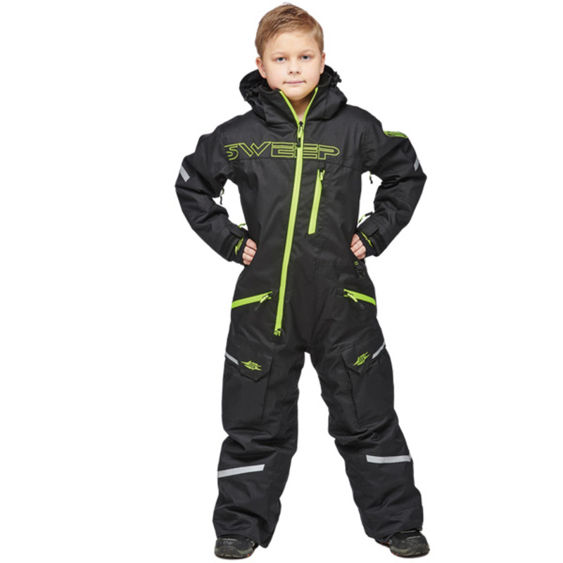 sweep insulated monosuit for kids snowcore evo20